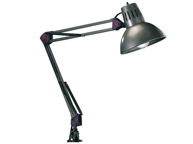 Trio Leuchten Gelenkleuchte/Klemmlampe, E27, Höhe Max. 90cm Verstellbar, Aluminiumfarben 1 Trio Leuchten Gelenkleuchte/Klemmlampe, E27, Höhe Max. 90cm Verstellbar, Aluminiumfarben