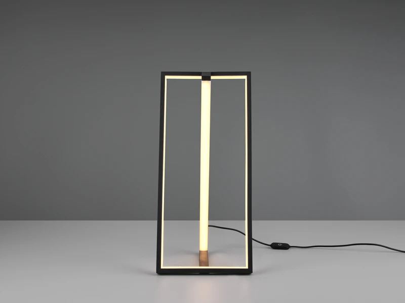 Trio Leuchten Große LED Tischleuchte EDGE, Dimmbar, Höhe 44cm, Schwarz-Gold 10 Trio Leuchten Große LED Tischleuchte EDGE, Dimmbar, Höhe 44cm, Schwarz-Gold – Bild 10