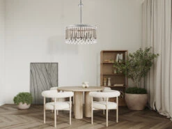 KICHLER Großer Kronleuchter PIPER 6-flammig Mit Filigranem Kristall Glas Chrom, Ø 61,6cm 18 KICHLER Großer Kronleuchter PIPER 6-flammig Mit Filigranem Kristall Glas Chrom, Ø 61,6cm -Licht Welt Geschaft grosser kronleuchter piper 6 flammig mit filigrane 19