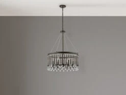 KICHLER Großer Kronleuchter PIPER 6-flammig Mit Filigranem Kristall Glas Braun, Ø 61,6cm 15 KICHLER Großer Kronleuchter PIPER 6-flammig Mit Filigranem Kristall Glas Braun, Ø 61,6cm -Licht Welt Geschaft grosser kronleuchter piper 6 flammig mit filigrane 2