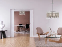 KICHLER Großer Kronleuchter PIPER 6-flammig Mit Filigranem Kristall Glas Chrom, Ø 61,6cm 20 KICHLER Großer Kronleuchter PIPER 6-flammig Mit Filigranem Kristall Glas Chrom, Ø 61,6cm -Licht Welt Geschaft grosser kronleuchter piper 6 flammig mit filigrane 21