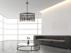 KICHLER Großer Kronleuchter PIPER 6-flammig Mit Filigranem Kristall Glas Braun, Ø 61,6cm 17 KICHLER Großer Kronleuchter PIPER 6-flammig Mit Filigranem Kristall Glas Braun, Ø 61,6cm -Licht Welt Geschaft grosser kronleuchter piper 6 flammig mit filigrane 4