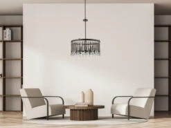 KICHLER Großer Kronleuchter PIPER 6-flammig Mit Filigranem Kristall Glas Braun, Ø 61,6cm 18 KICHLER Großer Kronleuchter PIPER 6-flammig Mit Filigranem Kristall Glas Braun, Ø 61,6cm -Licht Welt Geschaft grosser kronleuchter piper 6 flammig mit filigrane 5