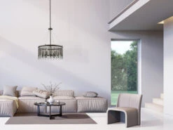 KICHLER Großer Kronleuchter PIPER 6-flammig Mit Filigranem Kristall Glas Braun, Ø 61,6cm 19 KICHLER Großer Kronleuchter PIPER 6-flammig Mit Filigranem Kristall Glas Braun, Ø 61,6cm -Licht Welt Geschaft grosser kronleuchter piper 6 flammig mit filigrane 6