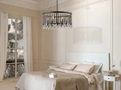 KICHLER Großer Kronleuchter PIPER 6-flammig Mit Filigranem Kristall Glas Braun, Ø 61,6cm 21 KICHLER Großer Kronleuchter PIPER 6-flammig Mit Filigranem Kristall Glas Braun, Ø 61,6cm -Licht Welt Geschaft grosser kronleuchter piper 6 flammig mit filigrane 8