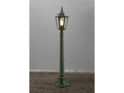 Konstsmide Grüne Wegeleuchte FIRENZE, Aluminium, Inkl. Pfahl Und Fundament