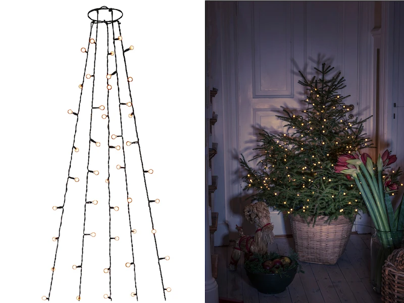 Konstsmide Hängende LED Christbaum Lichterkette 250 Bernsteinfarbene LED´s - "Baummantel" 1 Konstsmide Hängende LED Christbaum Lichterkette 250 Bernsteinfarbene LED´s - "Baummantel"