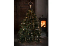 Konstsmide Hängende LED Christbaum Lichterkette Mit Stern Für Innen 274 LED´s -"Baummantel" -Licht Welt Geschaft haengende led christbaum lichterkette mit stern fu 3