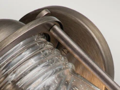 KICHLER Industrial Wandlaterne ASHLAND BAY Für Innen & Außen, Bronze Höhe 40cm -Licht Welt Geschaft industrial wandlaterne ashland bay fuer innen auss 6