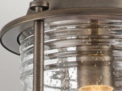 KICHLER Industrial Wandlaterne ASHLAND BAY Für Innen & Außen, Bronze Höhe 40cm -Licht Welt Geschaft industrial wandlaterne ashland bay fuer innen auss 7