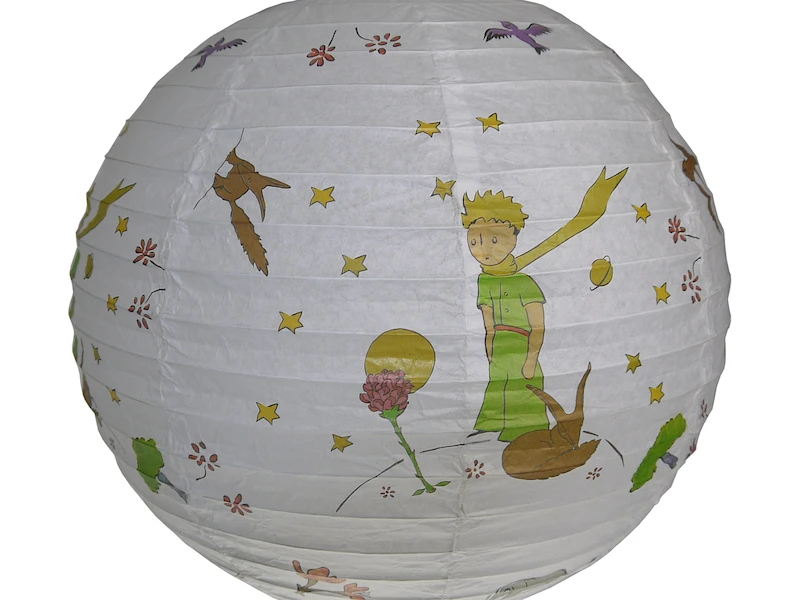 Niermann Kinder Papierlampe DER KLEINE PRINZ Lampenschirm Ø40cm Mit Aufhängung &LED Licht 3 Niermann Kinder Papierlampe DER KLEINE PRINZ Lampenschirm Ø40cm Mit Aufhängung &LED Licht – Bild 3