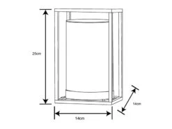 Globo Kleine LED Solarlaterne Mit Rauchfarbigem Lampenschirm & Metallkäfig, Höhe 25cm 10 Globo Kleine LED Solarlaterne Mit Rauchfarbigem Lampenschirm & Metallkäfig, Höhe 25cm -Licht Welt Geschaft kleine led solarlaterne mit rauchfarbigem lampensc 2