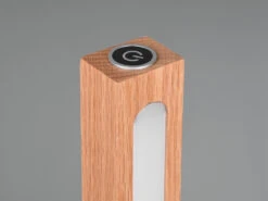 Trio Leuchten Kleine LED Stehlampe BELLARI Aus Holz Mit Touch Dimmer, Höhe 115cm -Licht Welt Geschaft kleine led stehlampe bellari aus holz mit touch di 4