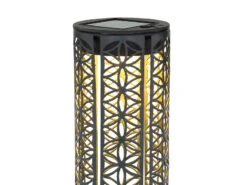 Globo Kleine Solar Dekoleuchte Mit Dekorstanzungen & Erdspieß, Schwarz Gold, Höhe 35cm 11 Globo Kleine Solar Dekoleuchte Mit Dekorstanzungen & Erdspieß, Schwarz Gold, Höhe 35cm -Licht Welt Geschaft kleine solar dekoleuchte mit dekorstanzungen erdsp 4