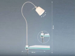 Fischer & Honsel Klemmlampe JAM Mit Leinen Lampenschirm Beige & Schwanenhals 6 Fischer & Honsel Klemmlampe JAM Mit Leinen Lampenschirm Beige & Schwanenhals -Licht Welt Geschaft klemmlampe jam mit leinen lampenschirm beige schwa 2