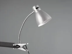 Reality Leuchten Klemmleuchte HARVEY Flexibel, Chrom & Metallschirm Titan, 36cm -Licht Welt Geschaft klemmleuchte harvey flexibel chrom metallschirm ti 3