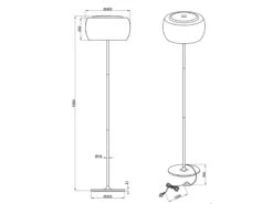 MeineWunschleuchte Kristall LED Stehleuchte Glas Chrom Verspiegelt & Rauchglas Optik, Höhe 158cm 17 MeineWunschleuchte Kristall LED Stehleuchte Glas Chrom Verspiegelt & Rauchglas Optik, Höhe 158cm -Licht Welt Geschaft kristall led stehleuchte glas chrom verspiegelt ra 8