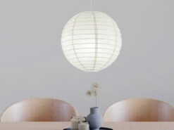 Trio Leuchten Lampenschirm Japan-Kugel PAPER Ø 40cm, Lampion Papier Weiß