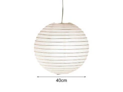 Trio Leuchten Lampenschirm Japan-Kugel PAPER Ø 40cm, Lampion Papier Weiß -Licht Welt Geschaft lampenschirm japan kugel paper 40cm lampion papier 3