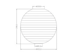 Trio Leuchten Lampenschirm Japan-Kugel PAPER Ø 40cm, Lampion Papier Weiß -Licht Welt Geschaft lampenschirm japan kugel paper 40cm lampion papier 4