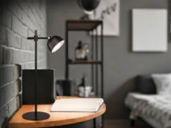 Reality Leuchten LED Akku Tischleuchte MAXIMA 3 In 1, Per USB Aufladbar, Schwarz Max. Höhe 41cm -Licht Welt Geschaft led akku tischleuchte maxima 3 in 1 per usb auflad 2