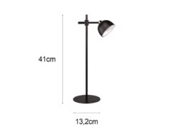 Reality Leuchten LED Akku Tischleuchte MAXIMA 3 In 1, Per USB Aufladbar, Schwarz Max. Höhe 41cm -Licht Welt Geschaft led akku tischleuchte maxima 3 in 1 per usb auflad 3
