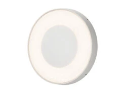 Konstsmide LED Außenwandleuchte / Deckenleuchte CARRARA Weiß Inkl. Fernbedienung, 25W