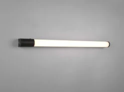 Trio Leuchten LED Bad Wandleuchte PIERA Mit Steckdose Schwarz 79cm - Spiegelleuchte -Licht Welt Geschaft led bad wandleuchte piera mit steckdose schwarz 79 2