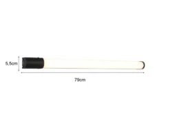 Trio Leuchten LED Bad Wandleuchte PIERA Mit Steckdose Schwarz 79cm - Spiegelleuchte -Licht Welt Geschaft led bad wandleuchte piera mit steckdose schwarz 79 3