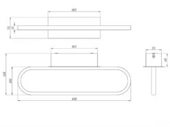 Trio Leuchten LED Badezimmer Wandleuchte GIANNI In Chrom, Breite 40cm - Spiegelleuchte -Licht Welt Geschaft led badezimmer wandleuchte gianni in chrom breite 1 17