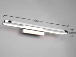 Trio Leuchten LED Badezimmer Wandleuchte GIANNI In Chrom, Breite 60cm - Spiegelleuchte 12 Trio Leuchten LED Badezimmer Wandleuchte GIANNI In Chrom, Breite 60cm - Spiegelleuchte -Licht Welt Geschaft led badezimmer wandleuchte gianni in chrom breite 1 3