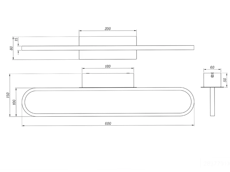 Trio Leuchten LED Badezimmer Wandleuchte GIANNI In Chrom, Breite 60cm - Spiegelleuchte 8 Trio Leuchten LED Badezimmer Wandleuchte GIANNI In Chrom, Breite 60cm - Spiegelleuchte – Bild 8