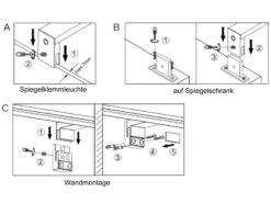 Trio Leuchten LED Badezimmer Wandleuchte LINO In Schwarz, Breite 60cm - Spiegelleuchte 15 Trio Leuchten LED Badezimmer Wandleuchte LINO In Schwarz, Breite 60cm - Spiegelleuchte -Licht Welt Geschaft led badezimmer wandleuchte lino in schwarz breite 1 15