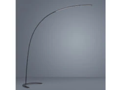 Trio Leuchten LED Bogenlampe SHANGHAI Dimmbar, 200cm Ausladung, Metall Schwarz