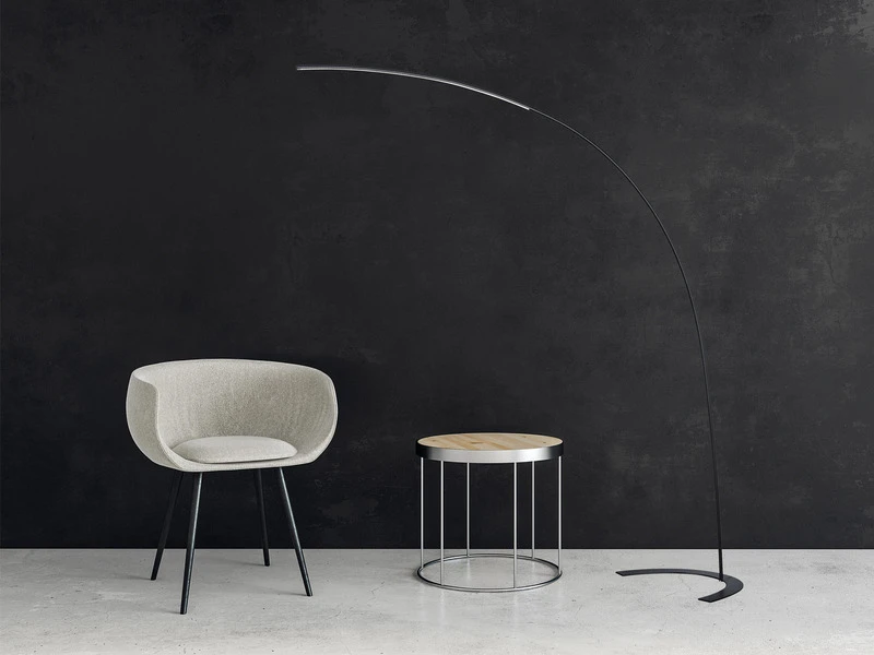 Trio Leuchten LED Bogenlampe SHANGHAI Dimmbar, 200cm Ausladung, Metall Schwarz 5 Trio Leuchten LED Bogenlampe SHANGHAI Dimmbar, 200cm Ausladung, Metall Schwarz – Bild 5