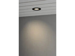 Konstsmide LED Deckeneinbaustrahler OUTDOOR Glasfront Mit Schwarzem Rand Ø11cm, IP44 -Licht Welt Geschaft led deckeneinbaustrahler outdoor glasfront mit sch 3