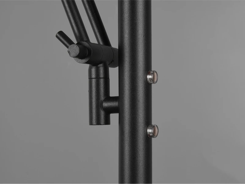 Trio Leuchten LED Deckenfluter BARRIE Mit Leselampe Verstellbar Schwarz 181cm 5 Trio Leuchten LED Deckenfluter BARRIE Mit Leselampe Verstellbar Schwarz 181cm – Bild 5