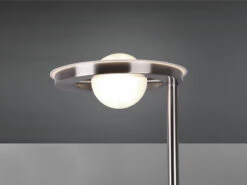 Trio Leuchten LED Deckenfluter BARRIE Mit Leselampe Verstellbar Silber 181cm -Licht Welt Geschaft led deckenfluter barrie mit leselampe verstellbar 1 18