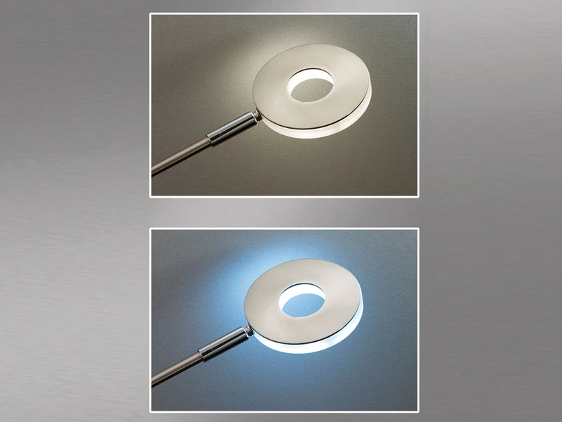 Fischer & Honsel LED Deckenfluter DENT Silber Mit Leselampe Dimmbar - Höhe 180cm 7 Fischer & Honsel LED Deckenfluter DENT Silber Mit Leselampe Dimmbar - Höhe 180cm – Bild 7