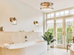 MeineWunschleuchte LED Deckenleuchte In Messing Für Badezimmer & Wohnraum, Ø30,5cm -Licht Welt Geschaft led deckenleuchte in messing fuer badezimmer wohnr 5