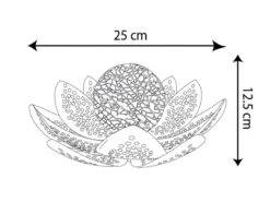 Globo LED Deko Solarleuchte Seerose Mit Crackle Glaskugel, Silber-Blau Ø25cm 9 Globo LED Deko Solarleuchte Seerose Mit Crackle Glaskugel, Silber-Blau Ø25cm -Licht Welt Geschaft led deko solarleuchte seerose mit crackle glaskuge 2