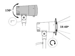 Konstsmide LED Garten Baumstrahler 2er SET Mit Erdspieß 12V Trafo & 10mtr. Kabel, 27cm Hoch -Licht Welt Geschaft led garten baumstrahler 2er set mit erdspiess 12v 1 6