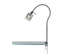 Licht Welt Geschaft -Licht Welt Geschaft led klemmlampe schwarz mit rauchglas leselampe mit 1