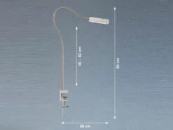 Fischer & Honsel LED Klemmleuchte RAIK Dimmbar, Schwanenhals Leselampe -Licht Welt Geschaft led klemmleuchte raik dimmbar schwanenhals leselam 3