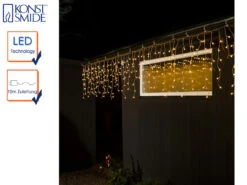 Konstsmide LED Lichtervorhang Eisregen 200 Warm Weiße Globes, 30V Außentrafo, IP44 8 Konstsmide LED Lichtervorhang Eisregen 200 Warm Weiße Globes, 30V Außentrafo, IP44 -Licht Welt Geschaft led lichtervorhang eisregen 200 warm weisse globes 2