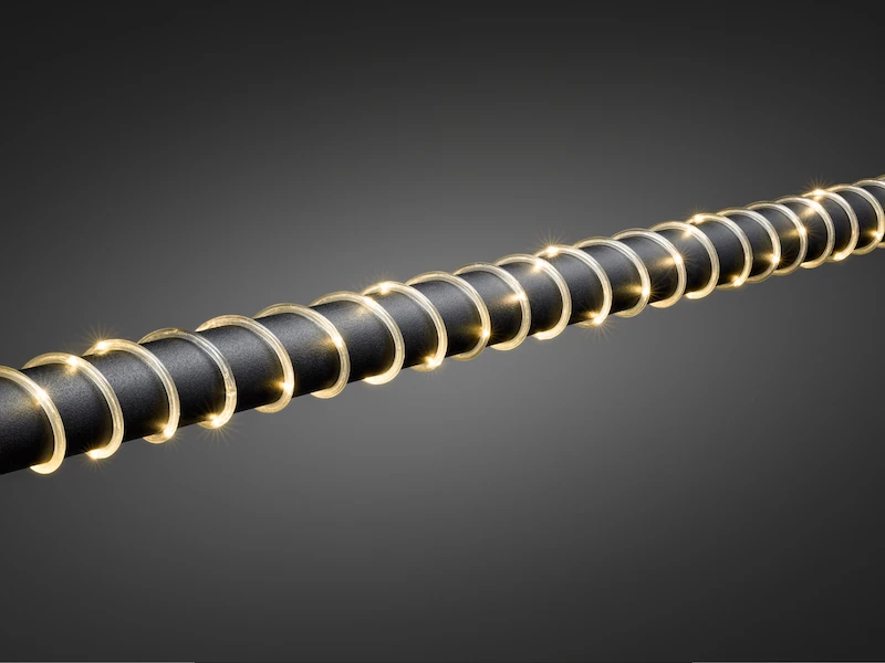 Konstsmide LED Mini Lichterschlauch, Lichtsensor & 6/9h Timer, Batteriebetrieb, IP44, 5m 3 Konstsmide LED Mini Lichterschlauch, Lichtsensor & 6/9h Timer, Batteriebetrieb, IP44, 5m – Bild 3