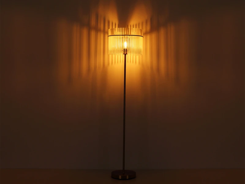 MeineWunschleuchte LED Retro Stehleuchte Mit Transparenten Echtglas Stäben, Höhe 152cm 9 MeineWunschleuchte LED Retro Stehleuchte Mit Transparenten Echtglas Stäben, Höhe 152cm – Bild 9