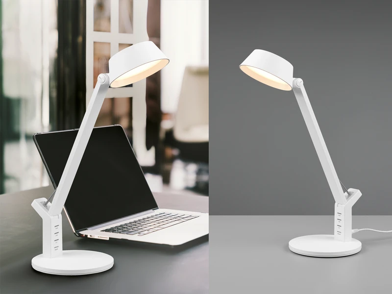 Trio Leuchten LED Schreibtischleuchte AVA Dimmbar, Mit USB Ladefunktion & Tageslicht, 40cm 1 Trio Leuchten LED Schreibtischleuchte AVA Dimmbar, Mit USB Ladefunktion & Tageslicht, 40cm