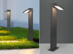 Trio Leuchten LED Sockelleuchte HORTON Schwenkbar In Anthrazit, Höhe 50cm, IP54