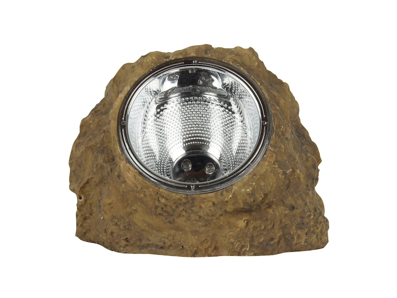 Ranex LED Solar-Leuchte "Stein" Aus Polyresin Mit 3 LEDs, IP44 2 Ranex LED Solar-Leuchte "Stein" Aus Polyresin Mit 3 LEDs, IP44 – Bild 2